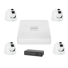 Комплект видеонаблюдения GreenVision GV-IP-K-W70/04 3MP